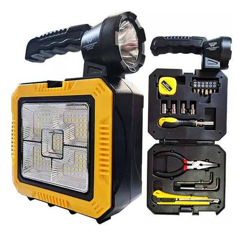 Kit Herramientas Linterna Y Cargador