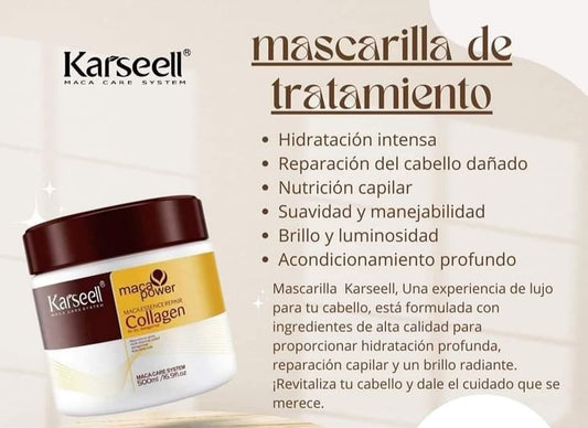 Karseell Máscara Capilar con Colágeno – Reparación Profunda
