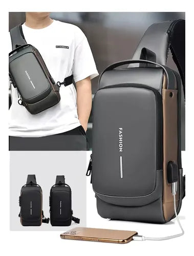 MOCHILA ANTIRROBO CON PUERTO USB